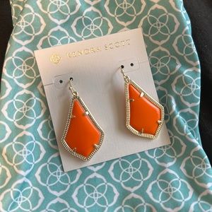 Orange Kendra Scott Earrings